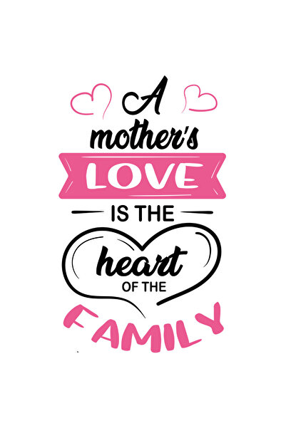 StoryGift Romania Sticker Autocolant 70CM Cu Text A Mother Love Is The Heart ...