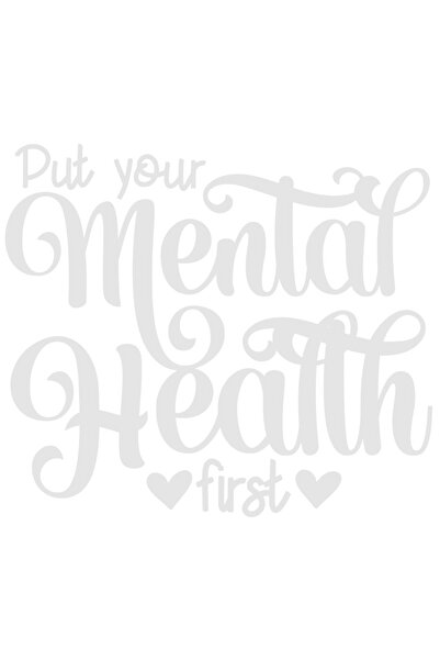 StoryGift Romania Sticker Eticheta 40CM Exterior cu inimioare si mesaj care te indeamna sa iti pui sanatatea men