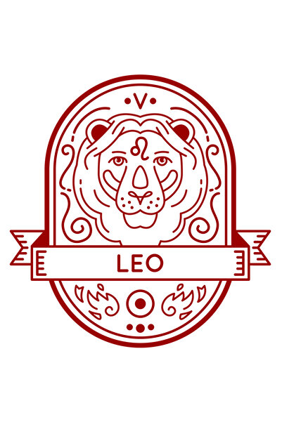 StoryGift Romania Sticker Autocolant 70CM Cu Semn Zodie Leu, Leo, Lion, Mitur...