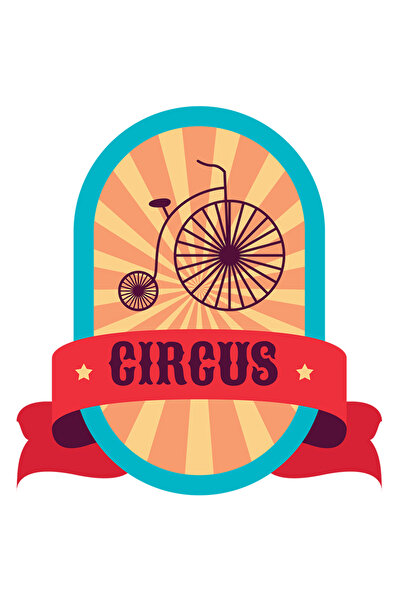 StoryGift Romania Sticker Autocolant 70CM Cu Mesaj In Engleza Circus, Circ, B...