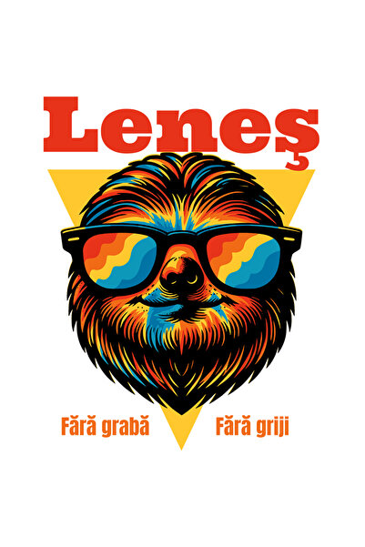 StoryGift Romania Sticker Adeziv 90CM Adeziv Portret Animal Lenes cu ochelari...