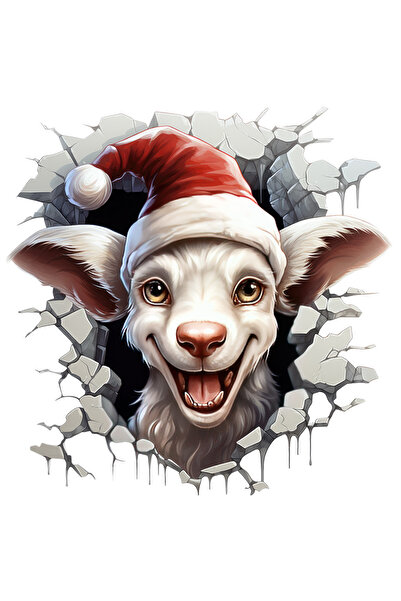 StoryGift Romania Sticker Adeziv 90CM cu un animalut care scoate capul printr...