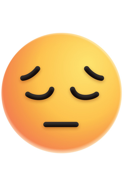 StoryGift Romania Sticker Adeziv 90CM Cu Emoticon, Emoji, Suparare, Fata Tris...