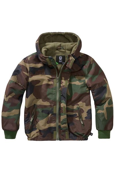 Brandit Unisex Kids Windbreaker Frontzip