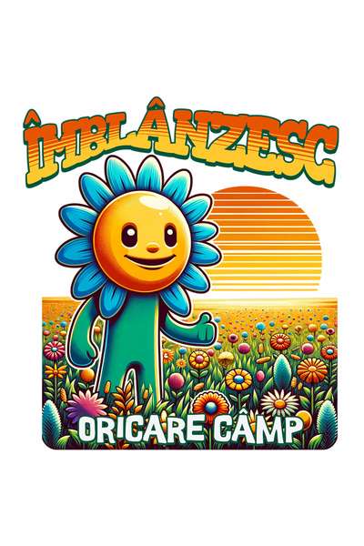 StoryGift Romania Sticker Eticheta 50CM Adeziv Floarea soarelui Vesela Rasari...