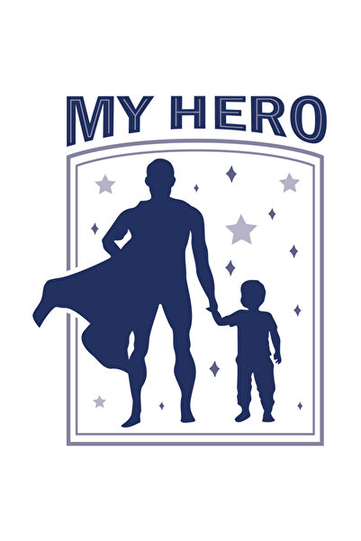 StoryGift Romania Sticker Autocolant 70CM Cu Mesaj Inspirational My Hero, Par...