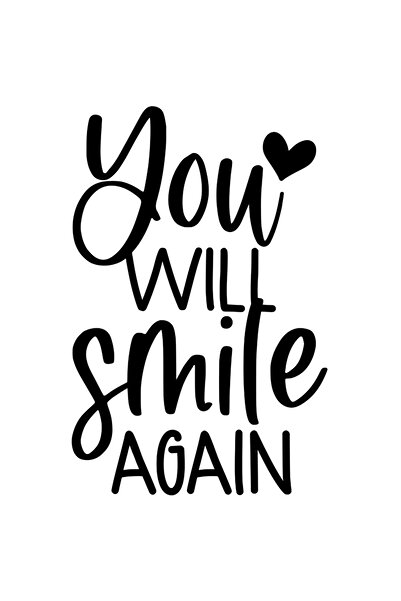 StoryGift Romania Sticker Exterior cu inimioara si mesajul "Tu vei zambi din ...