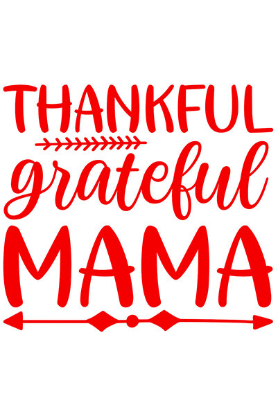 StoryGift Romania Sticker Autocolant 30CM Exterior cu mesajul "Thankful, grat...
