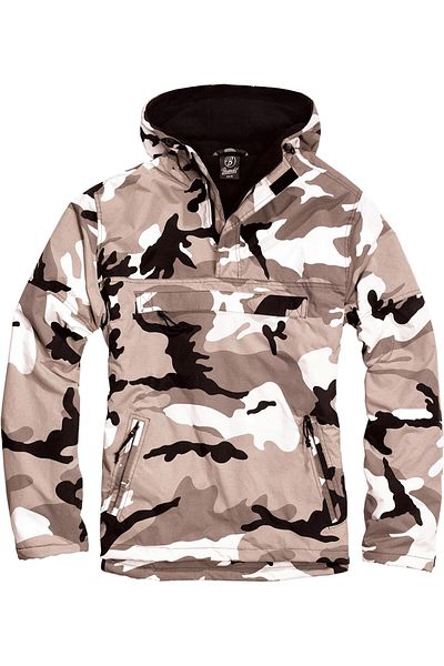 Brandit Herren Fleece-Windbreaker zum Überziehen