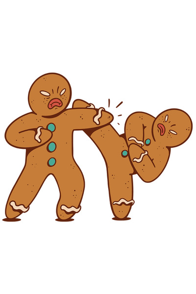 StoryGift Romania Sticker Adeziv 90CM Ginger Bread Luptatori, cu Margini Albe...