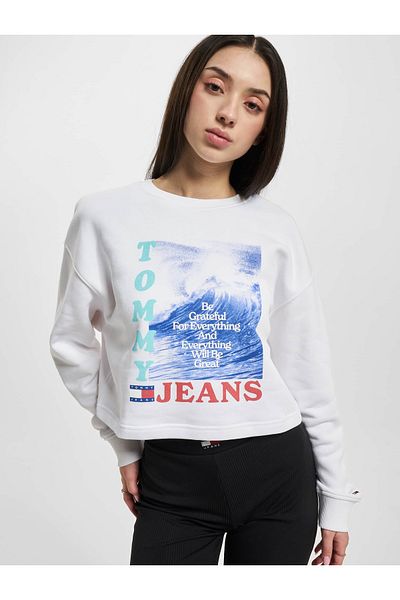 Tommy Jeans Damen Tommy Jeans Boxy Crop Wave