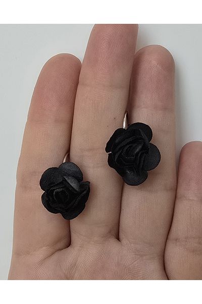kırıkboncuk Rose Earrings