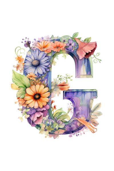 StoryGift Romania Sticker Adeziv 90CM cu litera "G", ilustratie, pentru copii...