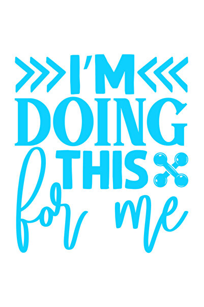 StoryGift Romania Sticker Autocolant 70CM Exterior cu textul "I'm doing this ...