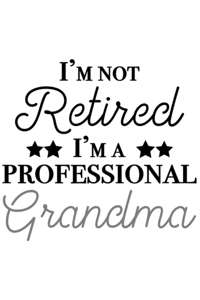 StoryGift Romania Sticker Cu Text Basic In Engleza I'm Not Retired I'm A Prof...