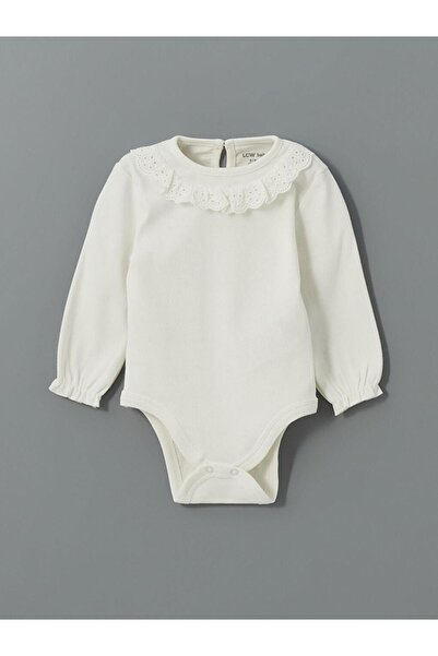 LC Waikiki Embroidered Baby Girl Snap Bodysuit (S5)