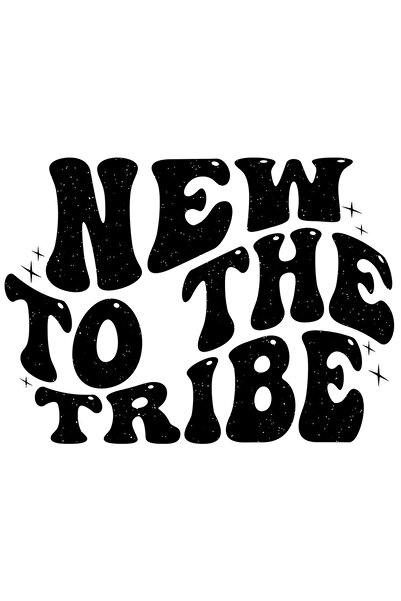 StoryGift Romania Sticker Exterior pentru nou-venitii pe lume cu mesajul "New to the tribe" - nou in trib ,