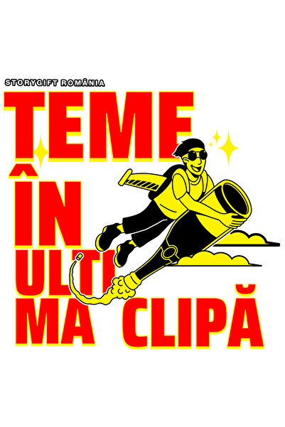 StoryGift Romania Sticker Adeziv Teme În Ultima Clipa – Adrenalina Mea Zilnic...