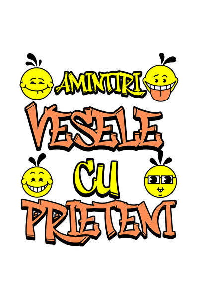 StoryGift Romania Sticker Adeziv Amintiri Vesele Cu Prieteni, Familie, Distra...