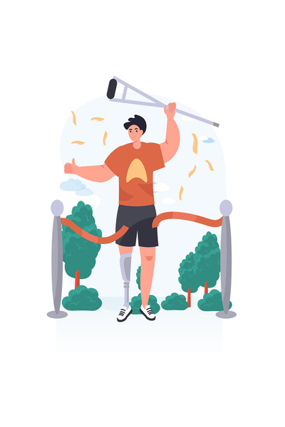 StoryGift Romania Sticker Autocolant 70CM Cu Cursa, Carja, Proteza, Dizabilit...