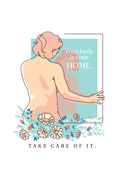 StoryGift Romania Sticker Autocolant 70CM Cu Arta Abstracta, Silueta Feminina...