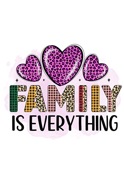 StoryGift Romania Sticker Autocolant 70CM cu mesajul "Family is everything", ...