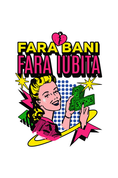 StoryGift Romania Sticker Autocolant 70CM cu Femeie Retro numarand bancnote b...