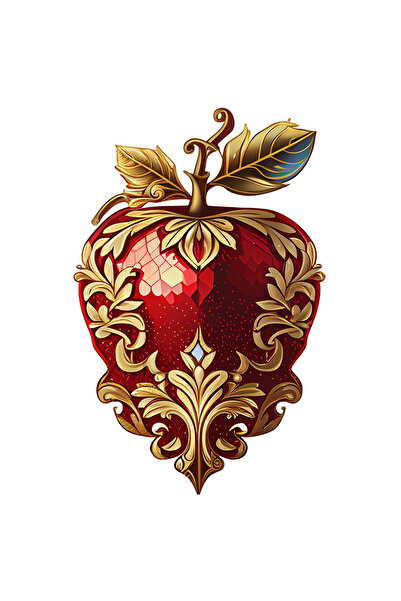 StoryGift Romania Sticker Adeziv 90CM Cu Mar Stralucitor, Aur, Mar Otravitor, Desene Animate, Povesti Disney Cha