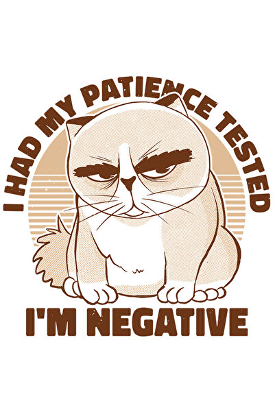 StoryGift Romania Sticker Adeziv 90CM Pisica Test de Rabdare, cu Margini Albe, PVC Vinyl 90 cm