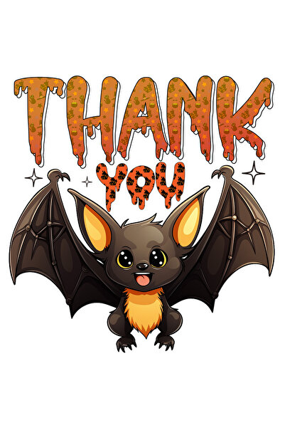 StoryGift Romania Sticker Autocolant 70CM cu mesajul "Thank you", liliac vese...