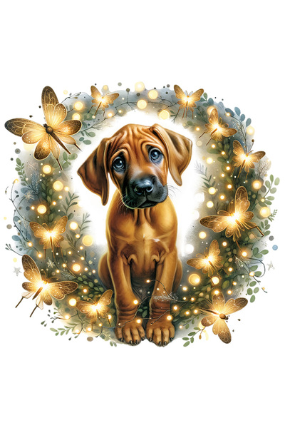 StoryGift Romania Sticker Adeziv 90CM cu un catel putin trist, ilustratie, na...