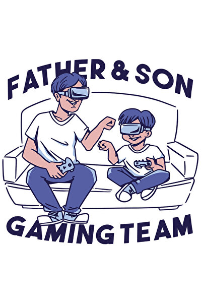 StoryGift Romania Sticker Adeziv 90CM Tata si Fiu, Jocuri Video, Echipa, VR, Consola, Play Station, x box, Distr