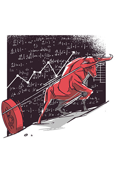 StoryGift Romania Sticker Eticheta 40CM Taur, Bitcoin, Big Wins, Investitii in Cryptomonede, Blockchain, Trend U