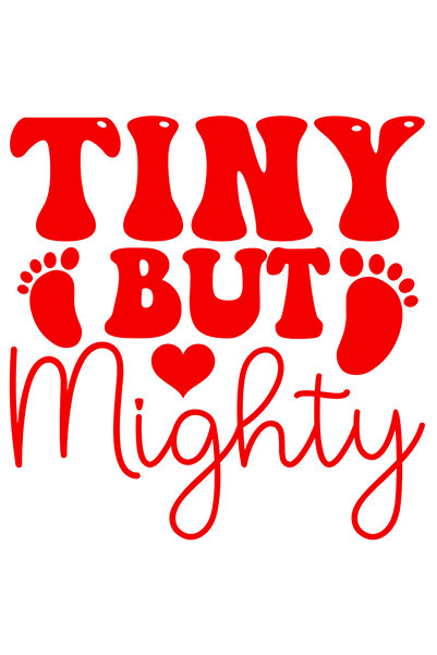 StoryGift Romania Sticker Autocolant 70CM Exterior pentru copii mici si fortosi cu mesajul in engleza "Tiny, but