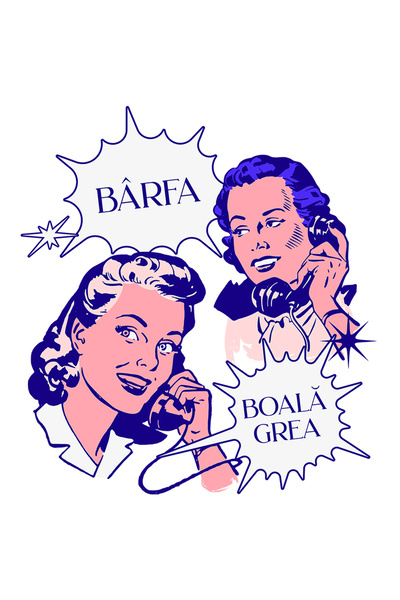 StoryGift Romania Sticker Adeziv 90CM Adeziv Femei Barfa La Telefon Haios Tex...