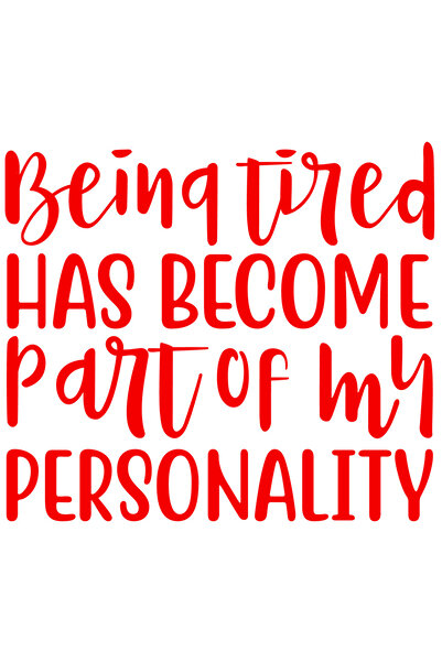 StoryGift Romania Sticker Eticheta 40CM Exterior cu mesajul "Oboseala a deven...