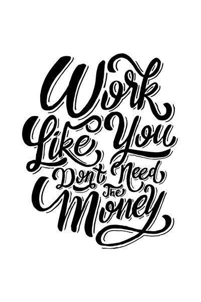 StoryGift Romania Sticker Autocolant 70CM Cu Mesaj Motivational Work Like You...