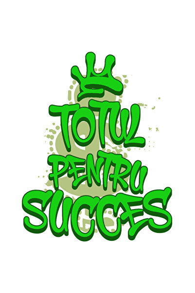 StoryGift Romania Sticker Autocolant 70CM cu Citat Motivational Cu Simbol Dol...