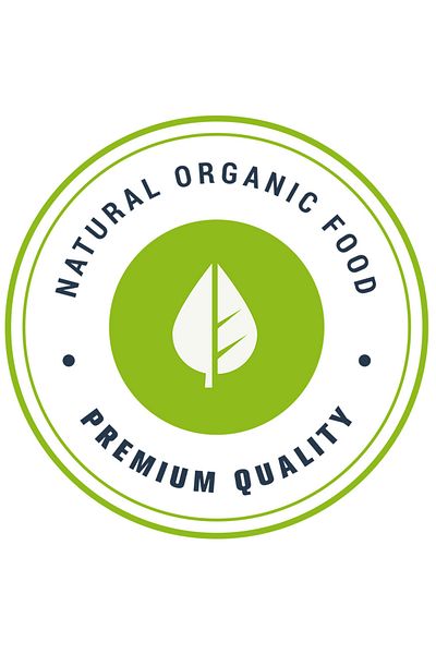 StoryGift Romania Sticker Cu Mesaj In Engleza Natural Organic Food, Mancare Bio, Frunza, Cerc, Buline, Cu M