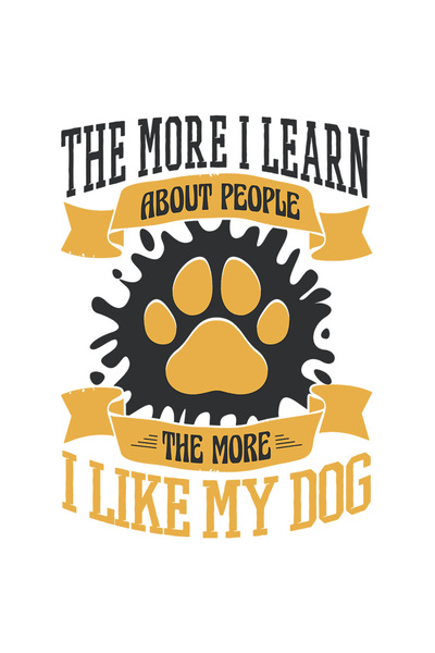 StoryGift Romania Sticker Cu Mesajul The More I Learn About People The More I...