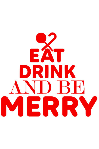 StoryGift Romania Sticker Exterior cu textul in engleza "Eat, drink and be me...