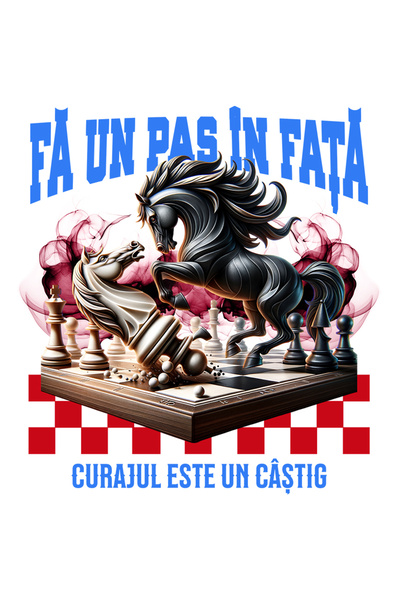 StoryGift Romania Sticker Autocolant 70CM Adeziv Batalie pe tabla de sah, cal...