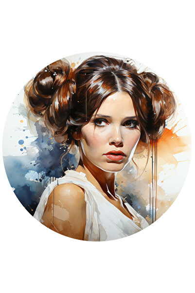 StoryGift Romania Sticker Autocolant 70CM Cu Printesa Leia, Star Wars, Person...