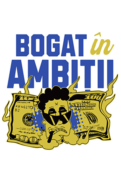 StoryGift Romania Sticker Adeziv 90CM Adeziv bogat în ambitii baiat cu ochela...