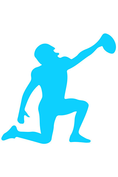 StoryGift Romania Sticker Adeziv 90CM Exterior cu un jucator de fotbal americ...