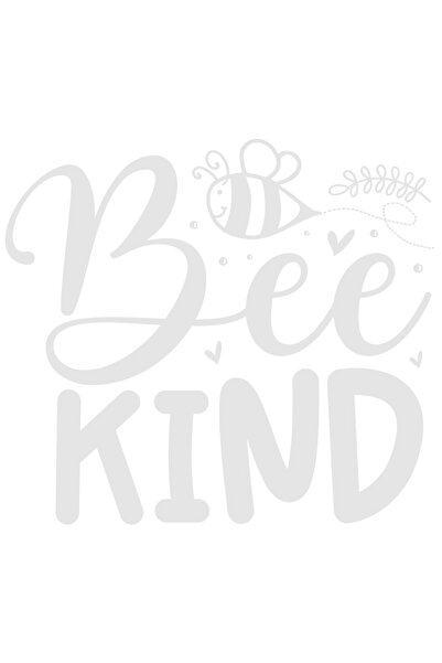 StoryGift Romania Sticker Exterior cu o albina si textul "Bee kind" - fii bun...