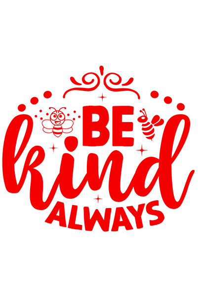 StoryGift Romania Sticker Exterior cu albine si mesaj care te indeamna sa fii...