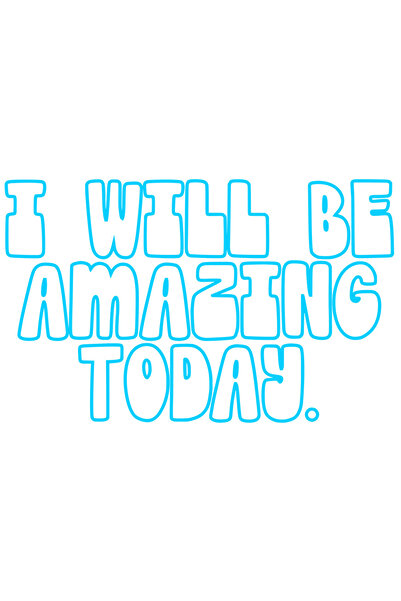 StoryGift Romania Sticker Autocolant 70CM Exterior cu mesajul in engleza "I w...