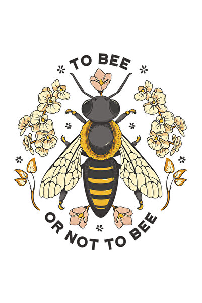 StoryGift Romania Sticker Adeziv 90CM Personalizata Albina, Primavara, Cu Mes...