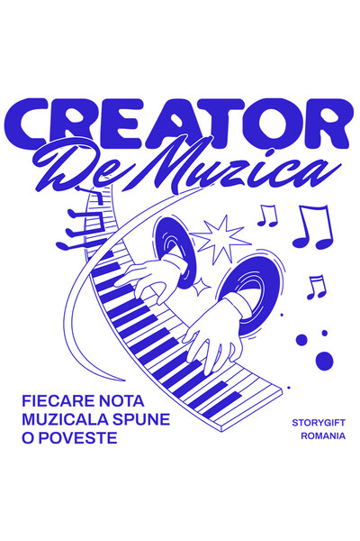 StoryGift Romania Sticker Adeziv 90CM cu Maini Umane Cantand La Pian Clape Ho...